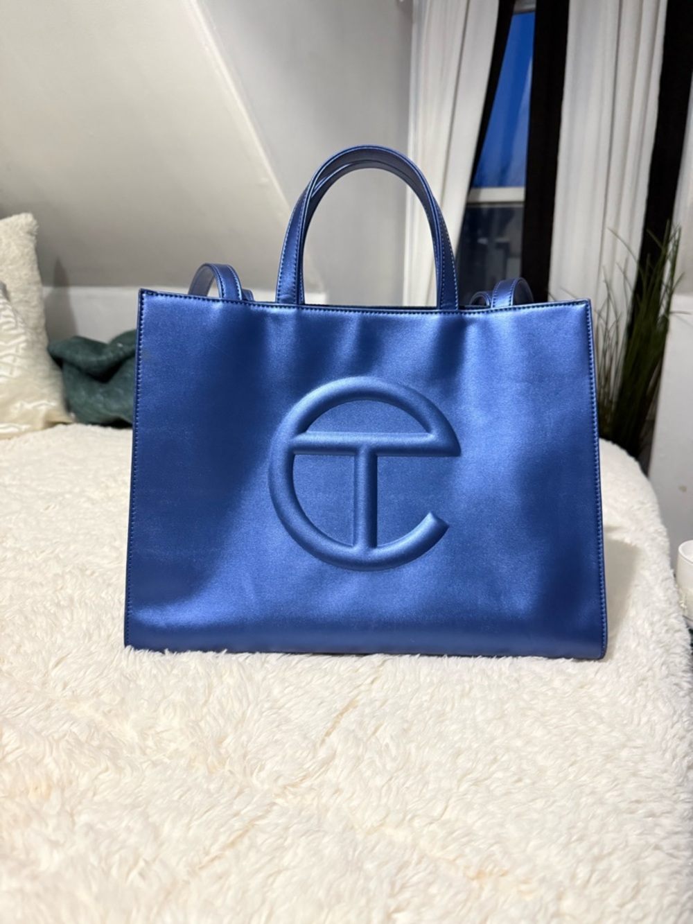 Telfar Cobalt Blue Tote Bag